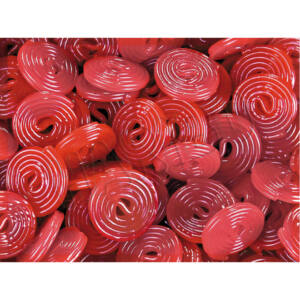 DISCOS ROJOS SABOR FRESA 010 UNIDAD
